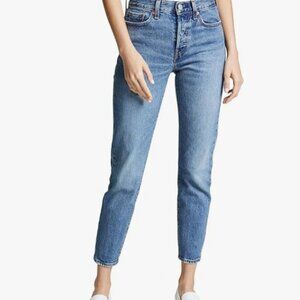 Levi's Premium Wedgie Icon Fit Crop Jeans - These Dreams